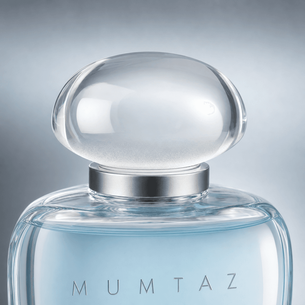 Mumtaz Glace Cristalline cap and extrait, macro detail